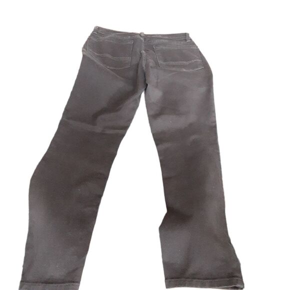 NYDJ Lift Tuck Jeggings Deep Brown Size 4P Excellent Condition - Picture 10 of 13